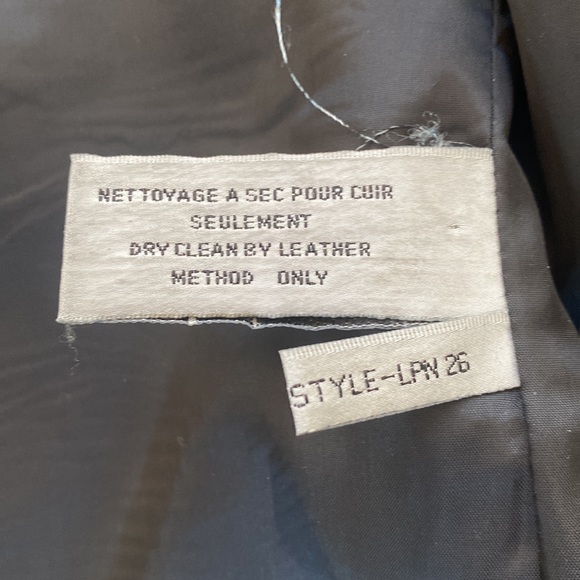 Vintage 90’s bike men’s vest in real leather. Black, Size 11. Perfect condition - Picture 6 of 11